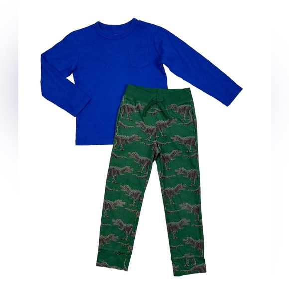 Like New GAP Dinosaur Joggers Size 5 Green - Picture 6 of 10